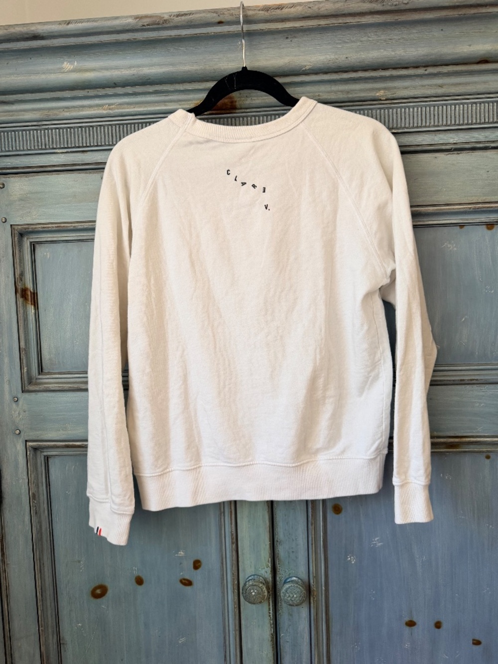 Clare V Vive La Resistance White Sweatshirt Size M - Picture 5 of 6